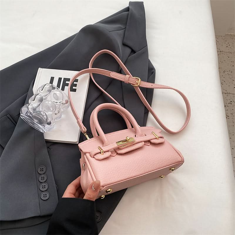 Women's Stylish PU Leather Kelly Bag – Elegant Crossbody Bag