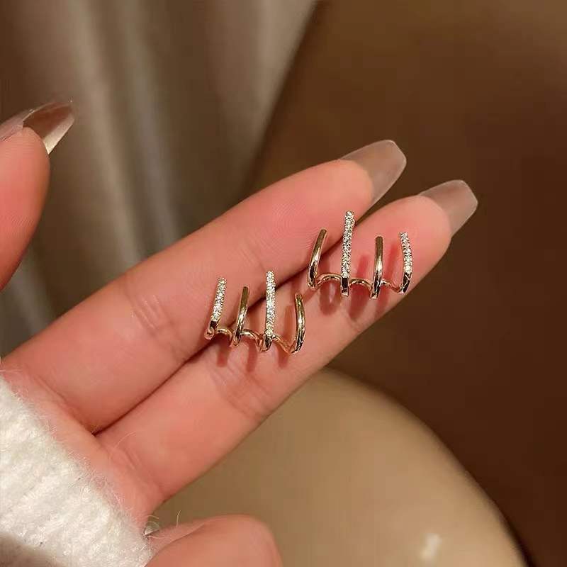 Silver Geometric Earrings for Women – Fresh Retro Luxury Jewelry