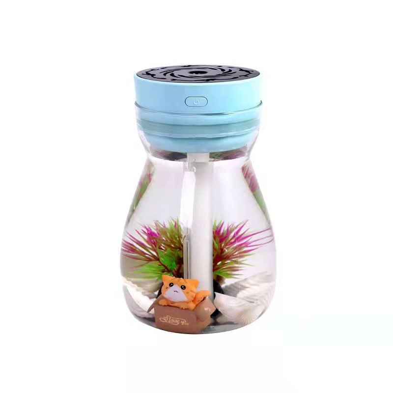 USB Aromatherapy Humidifier with Colorful LED Lights – Desktop Air Purifier