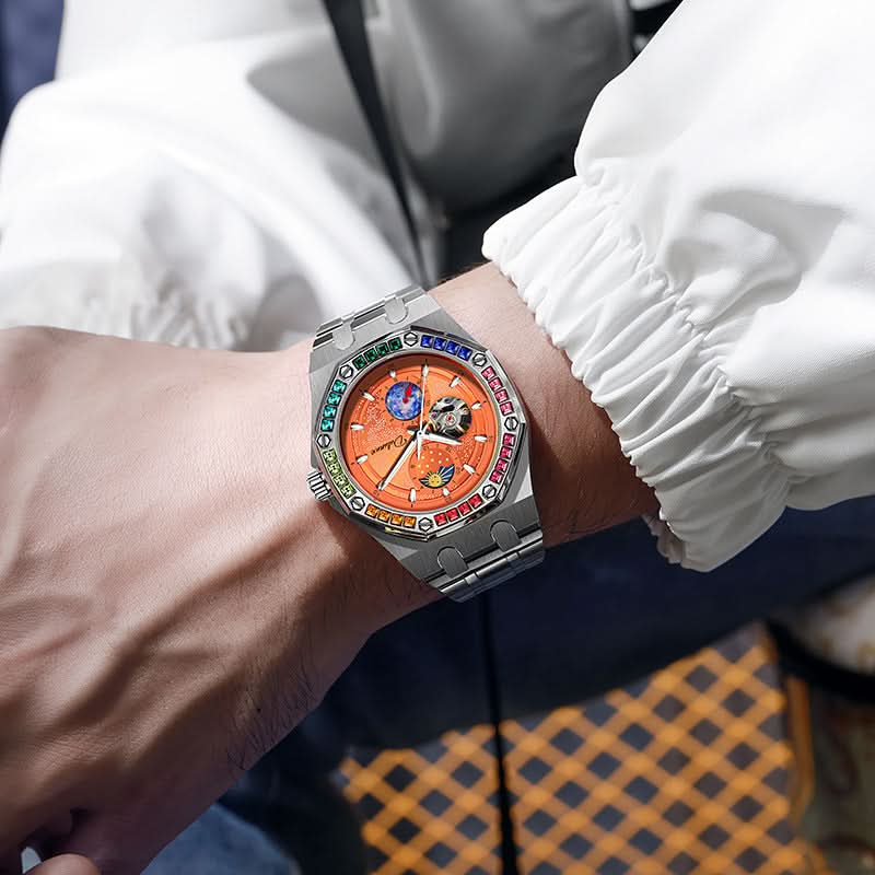 Genuine Mechanical Rainbow Starry Sky Watch
