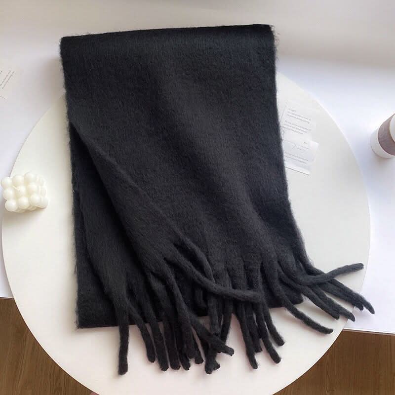 Women's Mohair Winter Scarf – Thick Warm Shawl
