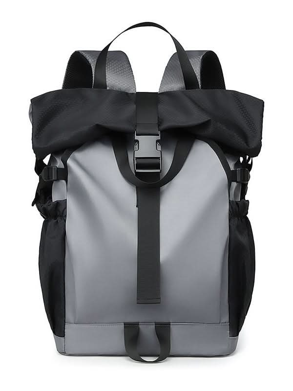 Men's Waterproof Roll-Top Backpack - 16-Inch Laptop Bag