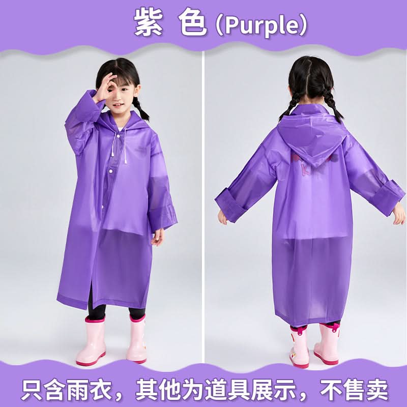 Reusable Full-Body Raincoat for Women & Kids – Lightweight, Waterproof