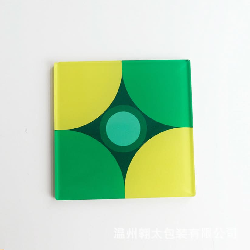 Pack of 4 Nordic Geometric Square Coasters