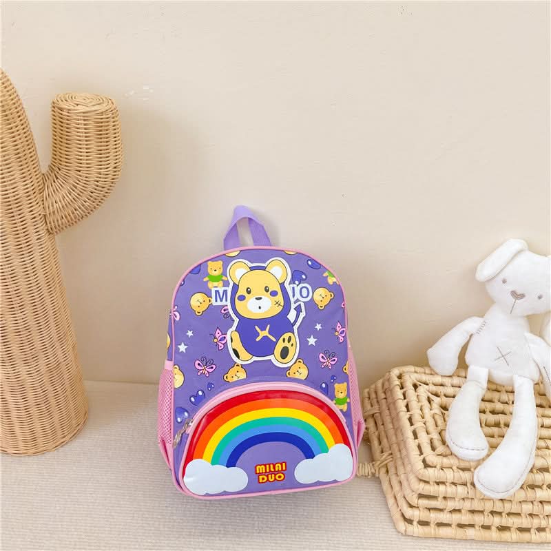 Cute Bunny & Mouse Kindergarten Backpack – Ultra-Light School Bag for Girls