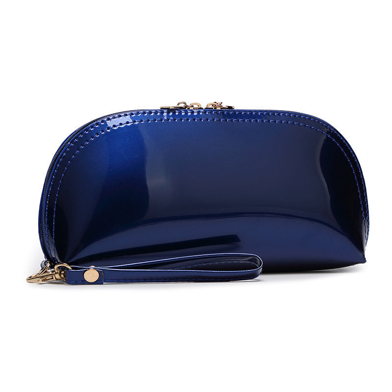 Mini Patent Leather Clutch Bag – Stylish Zipper Purse for Women, Compact Evening & Cosmetic Clutch