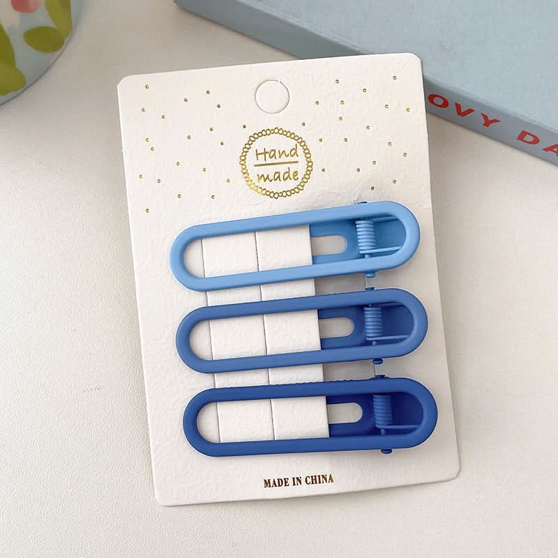 Ice Transparent Jelly Candy Color Hair Clips