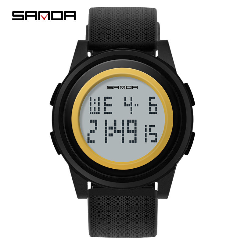 Sanda Sports Digital Watch – Waterproof Luminous Shockproof Unisex Electronic Watch