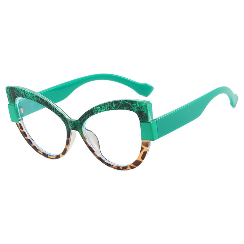 Cat-Eye Anti-Blue Light Glasses for Women – Oversized Full-Frame Fashion Eyewear