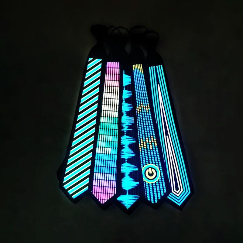 Voice-Activated LED Halloween Party Tie