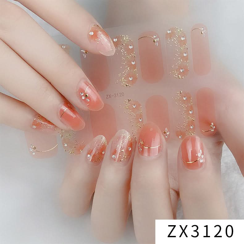 3D Star Diamond Nail Stickers Set