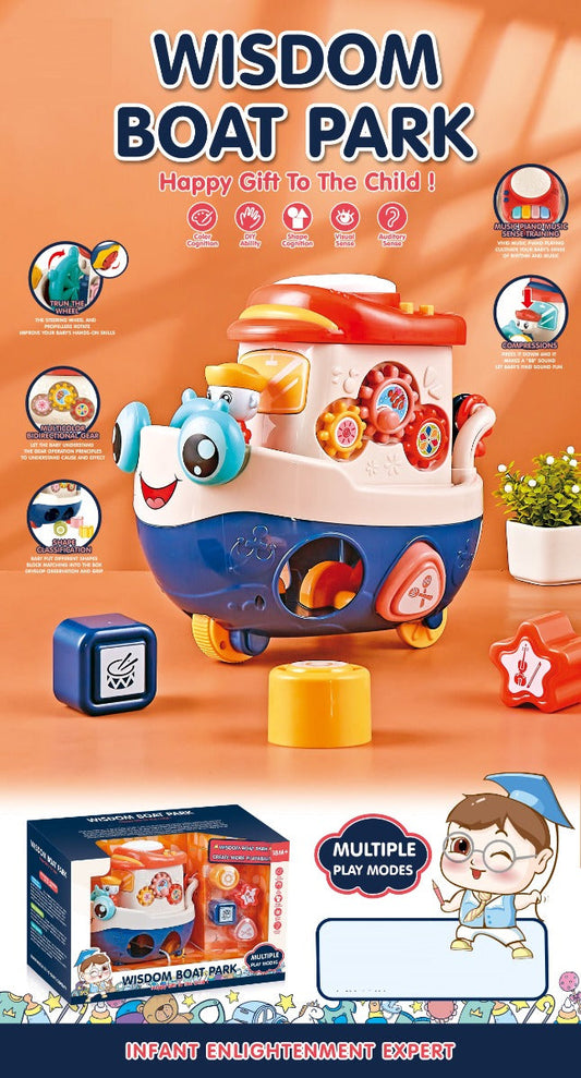 Play & Learn Infant Wisdom Boat Toy With Light & Music
