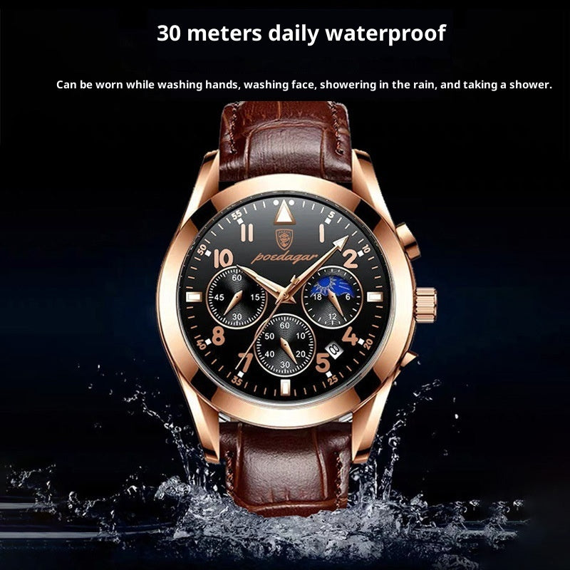 Poedagar 816 Tech Quartz Watch For Men