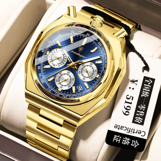 Poedagar 897 Luminous Quartz watch for Men