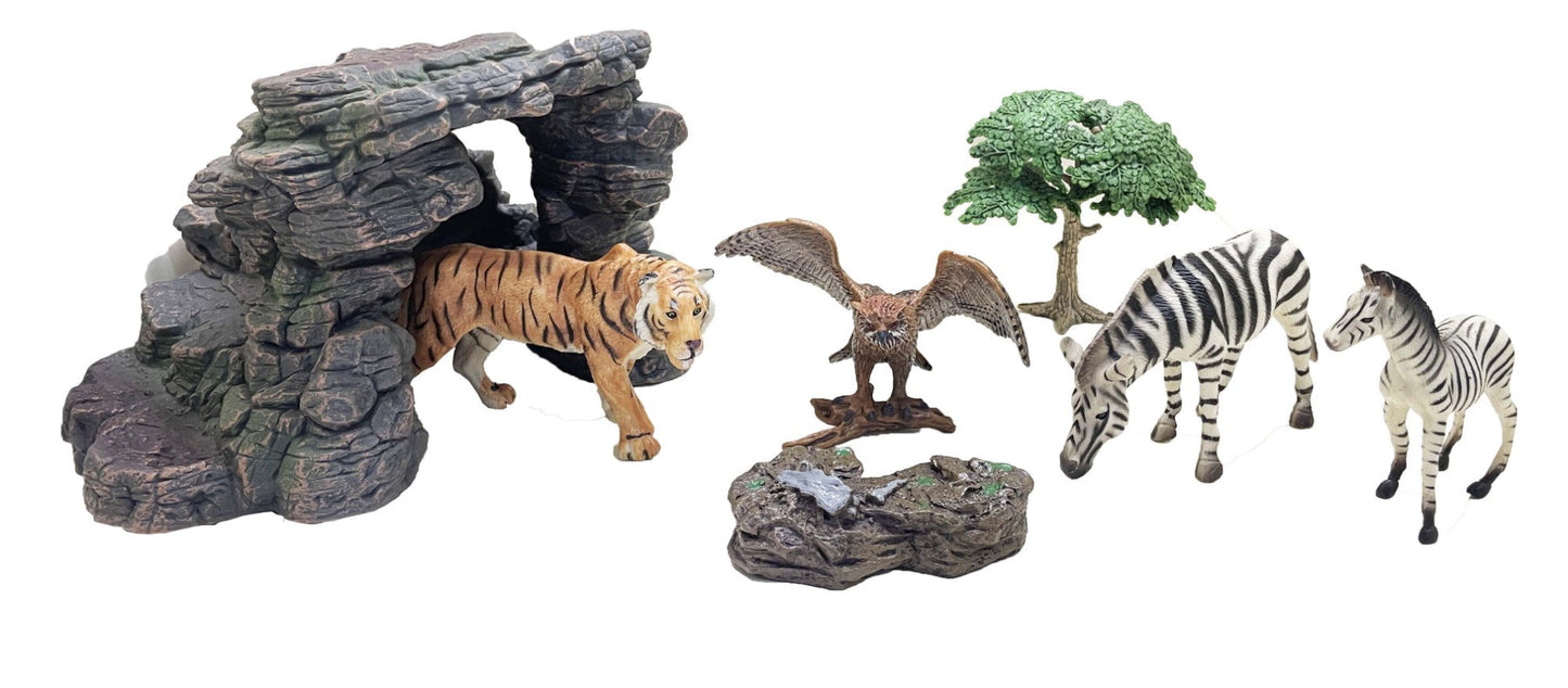 Model Animal Series Figure Mix 4pcs Set 2 Assorted
