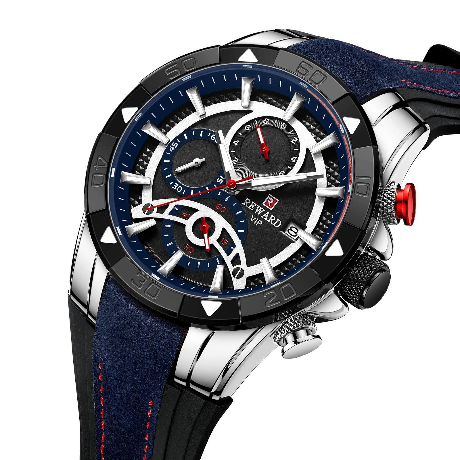 Reward Quartz Watch Six-pin Analog Classic watch for men RD83013M-ML+