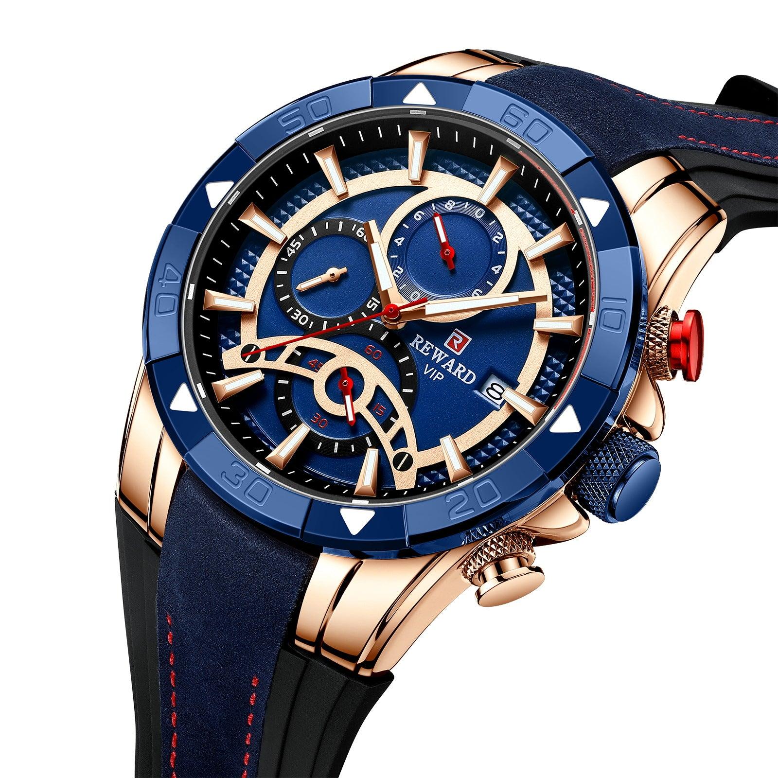 Reward Quartz Watch Six-pin Analog Classic watch for men RD83013M-ML+