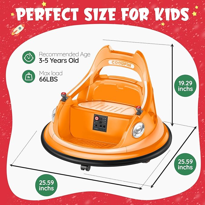 Cool Spin Bumper Battery Operated Car Assorted