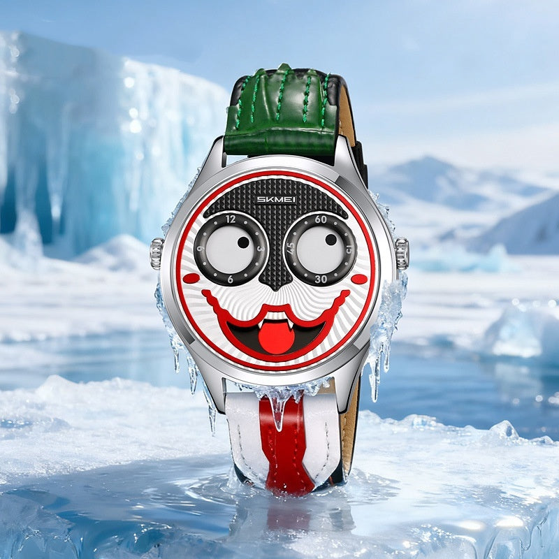 SKMEI 9389 New Fashion Clown Dial Quartz watch for Men