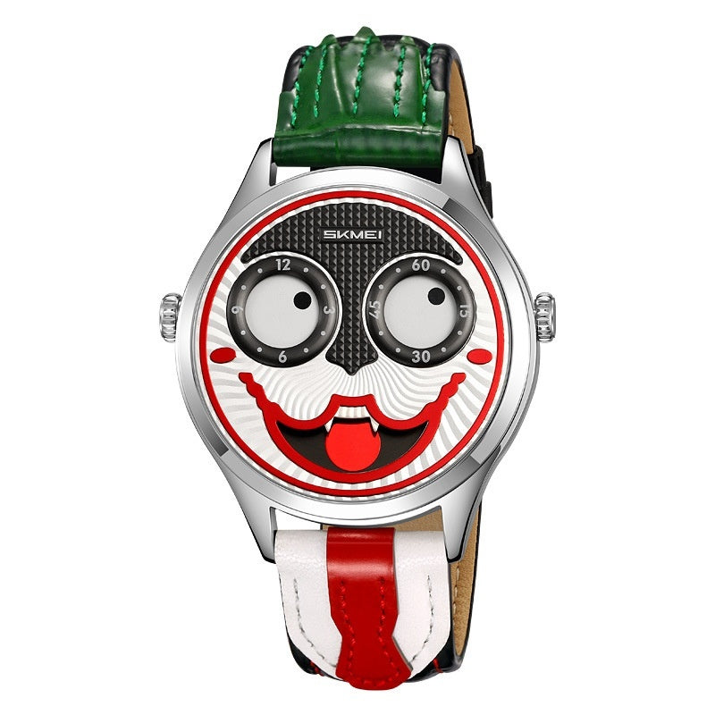 SKMEI 9389 New Fashion Clown Dial Quartz watch for Men