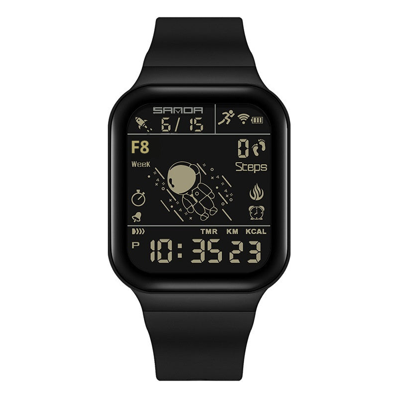 Sanda 6101 Digital Waterproof Step Calorie counter Sports watch for Men