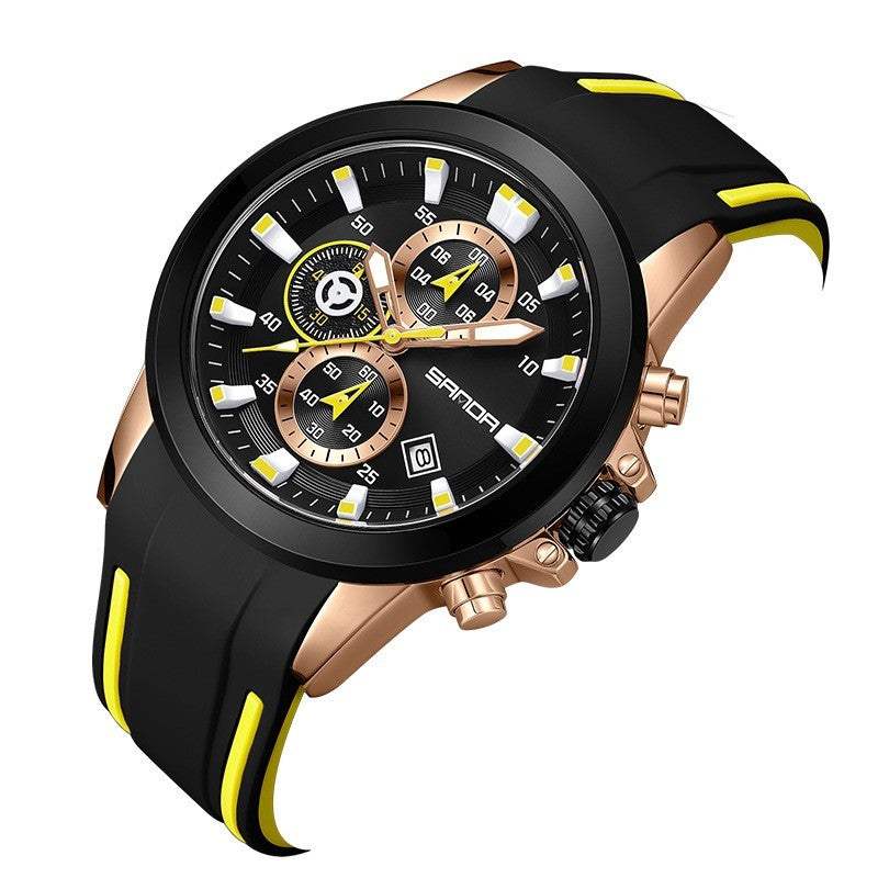 Sanda Fashion Calendar Business Quartz 5503 Watch For Men