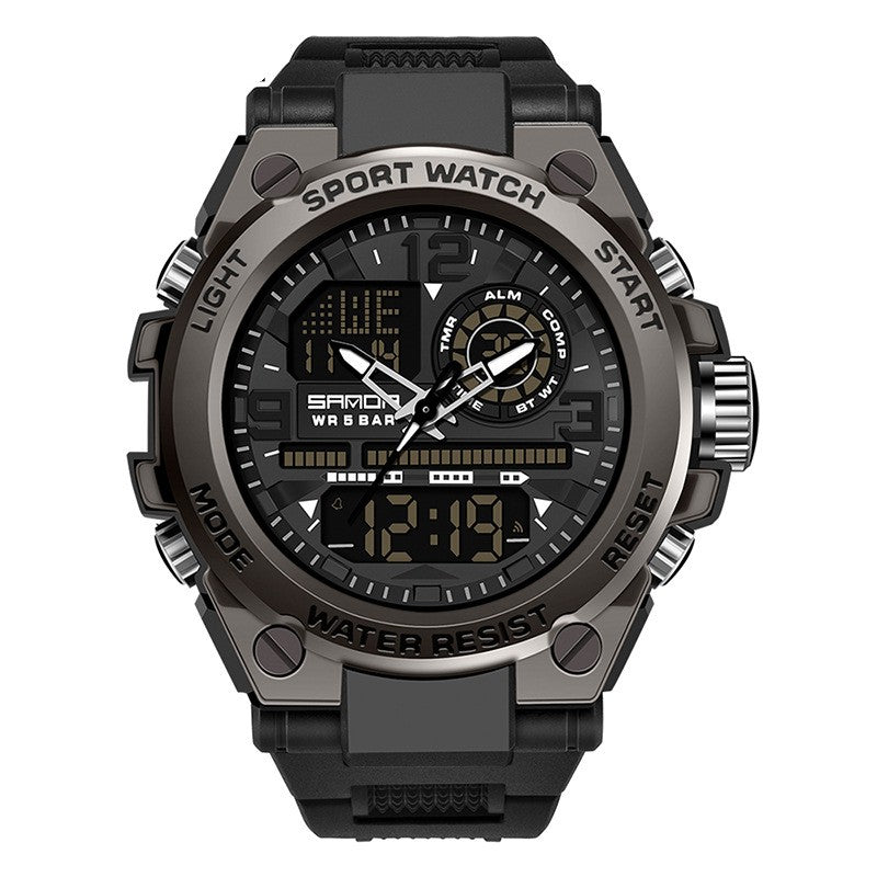 Sanda Trendy analog Digital Waterproof Watch For Men 739