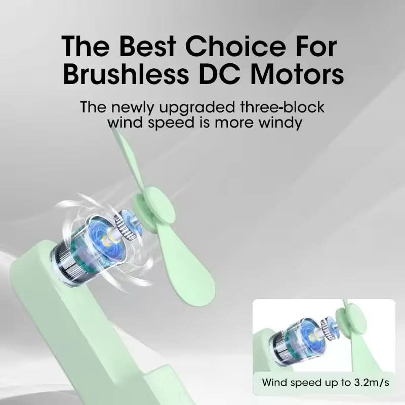 USB Rechargeable Handheld Fan – Compact, Foldable & Portable Fan for Travel