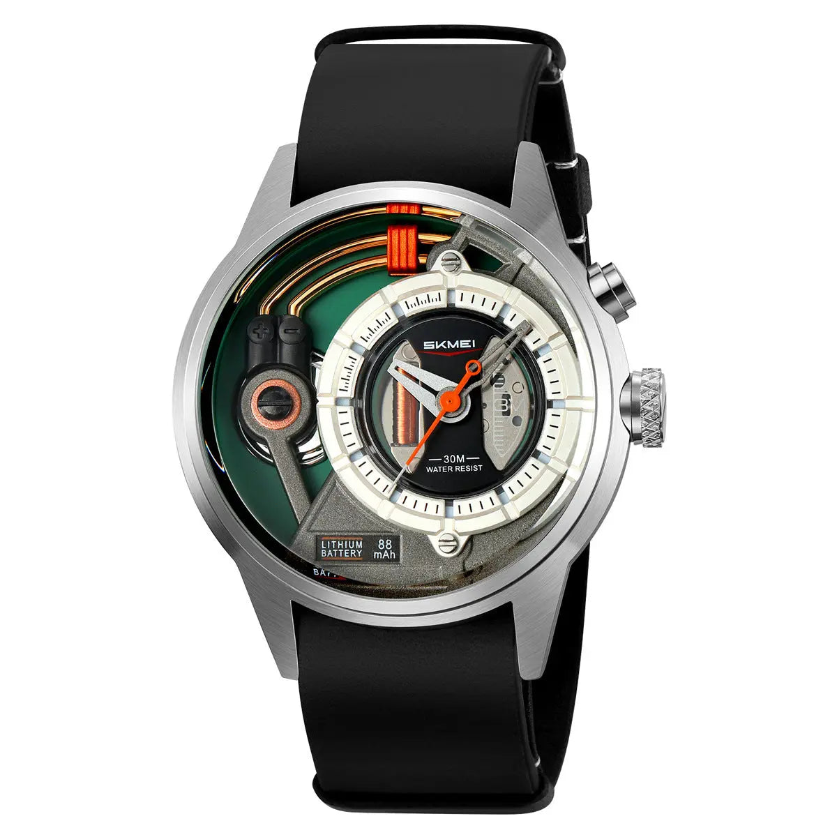 Skmei 2333 Creative Leather Belt Quartz watch for Men