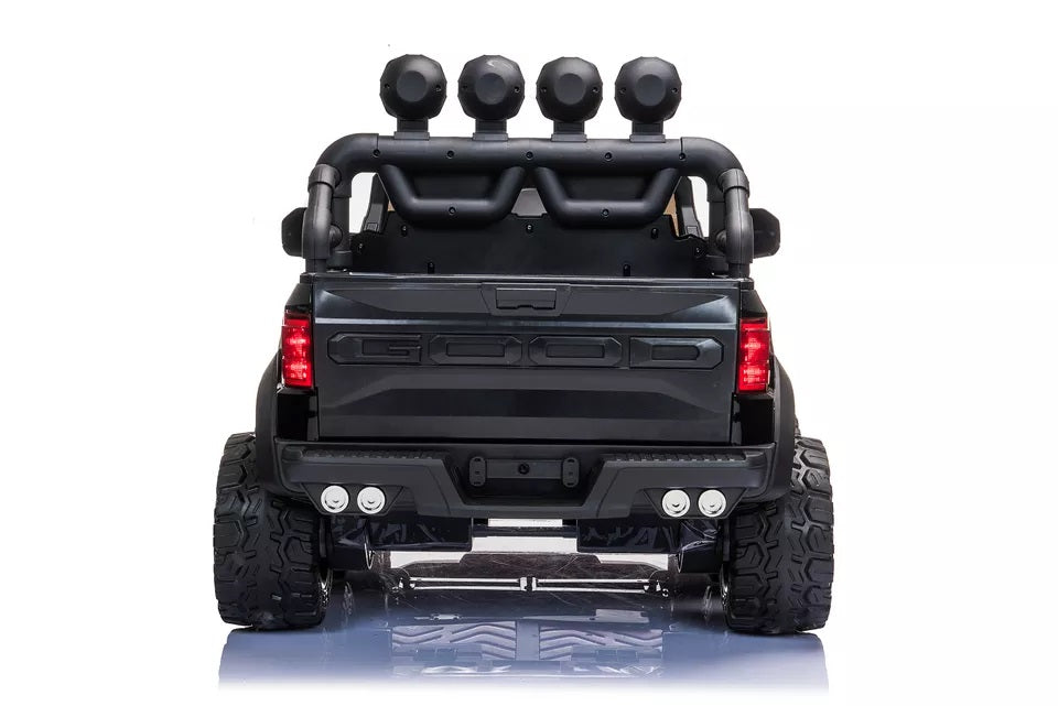 Kids 6x6 12V Battery Operated Pick Up Car Black