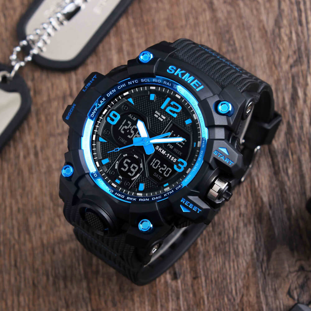 Skmei 1155B Original Analog Digital Watch for MEN