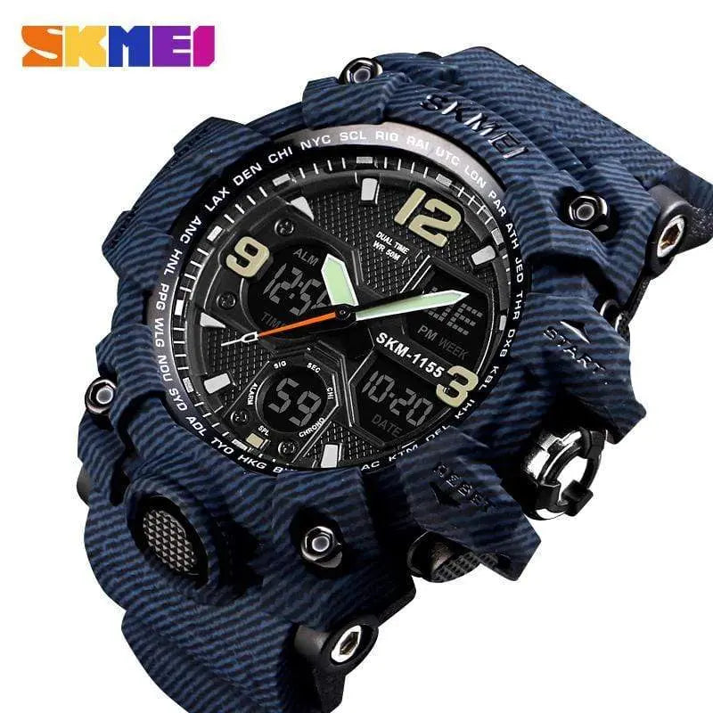 Skmei 1155B Original Analog Digital waterproof Sports watch for men