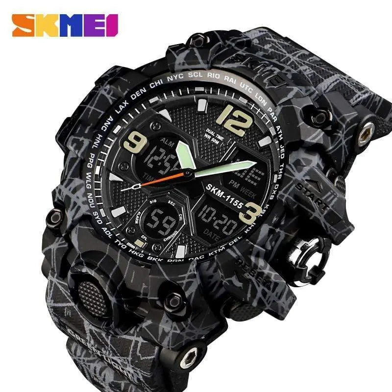 Skmei 1155B Original Analog Digital waterproof Sports watch for men
