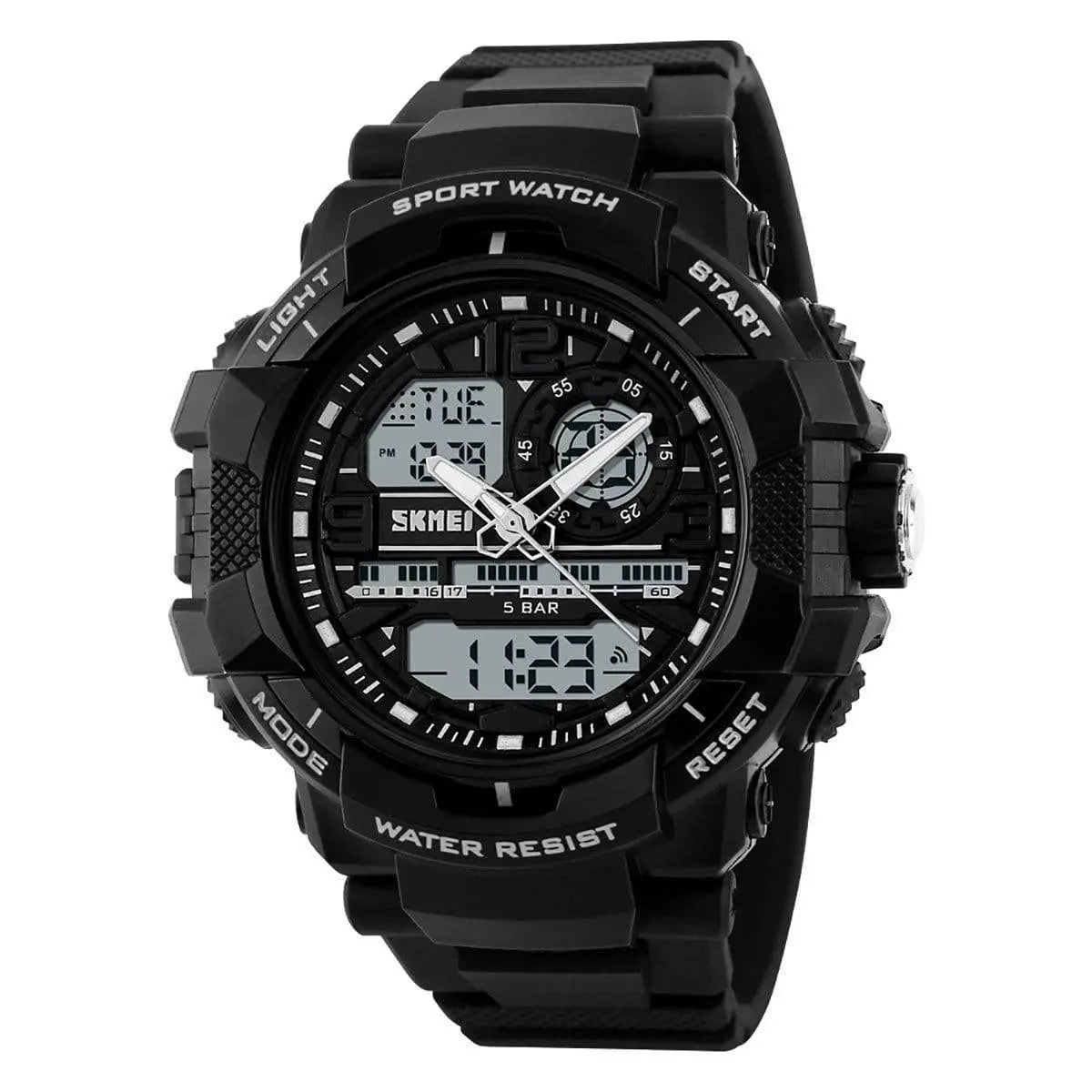 Skmei 1164 Original 3time Analog Digital waterproof sports watch For Men
