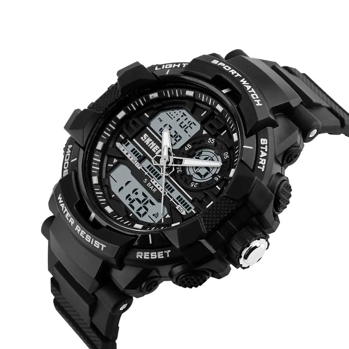 Skmei 1164 Original 3time Analog Digital waterproof sports watch For Men