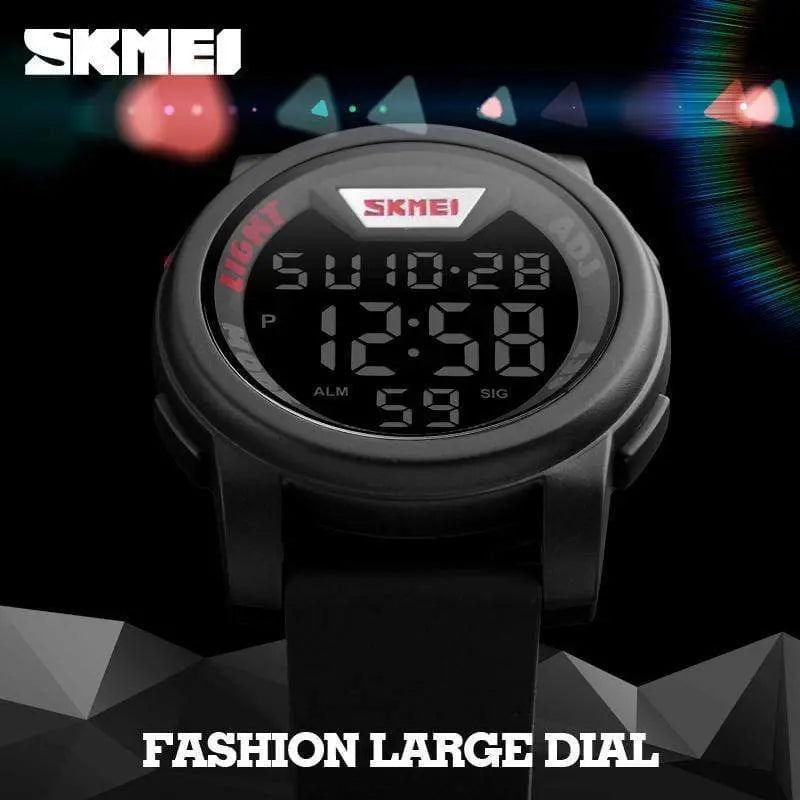 Skmei 1218 Original Digital Alarm Stopwatch waterproof sports watch for Men