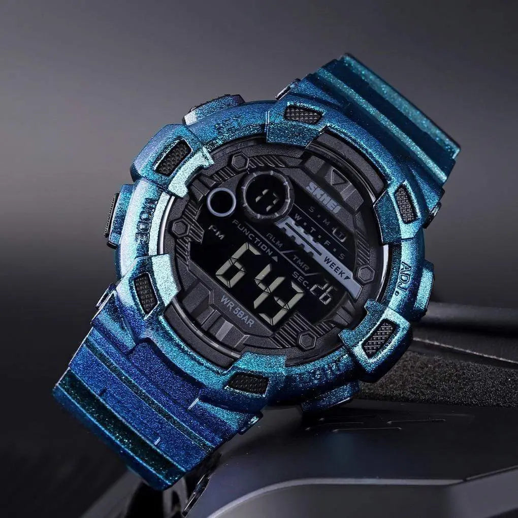 Skmei 1243 Original Digital waterproof Sports wrist watch Chronograph for Boys For Men