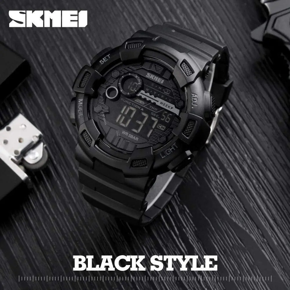Skmei 1243 Original Digital waterproof Sports wrist watch Chronograph for Boys For Men