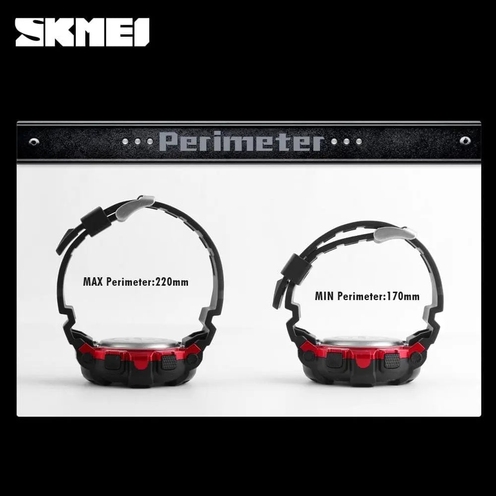 Skmei 1243 Original Digital waterproof Sports wrist watch Chronograph for Boys For Men