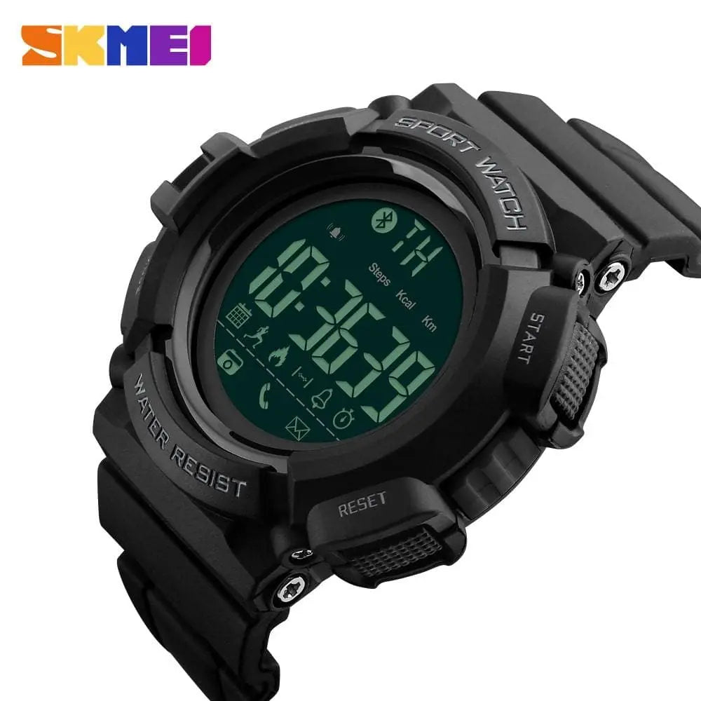 Skmei 1245 Smart watch Bluetooth watch Round digital watch for men