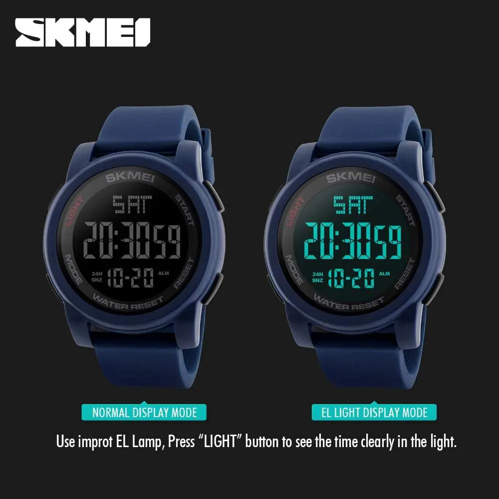 Skmei 1257 Original Digital Round waterproof watch for Men