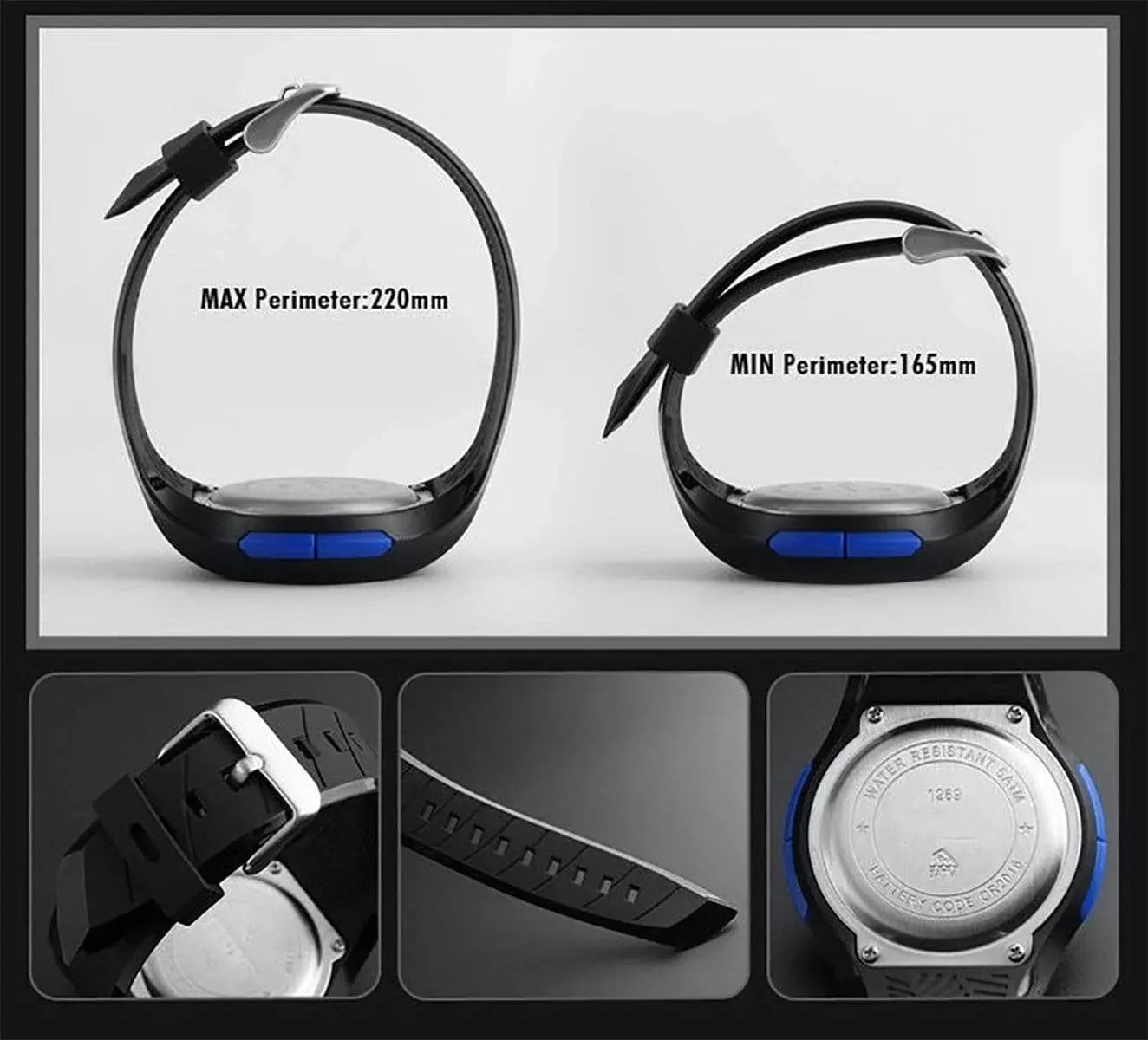 Skmei 1269 Original Digital waterproof designer watch for Girls Women