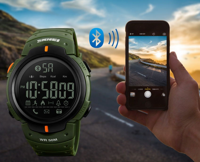Skmei 1301 Digital Smart watch for men with Calories Pedometer and Alarm