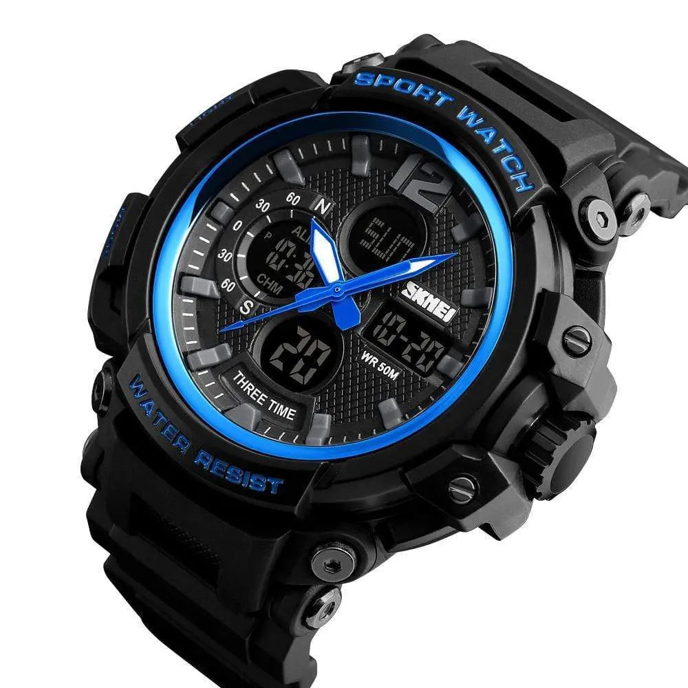 Skmei 1343 Original Analog Digital Waterproof sport watch for men
