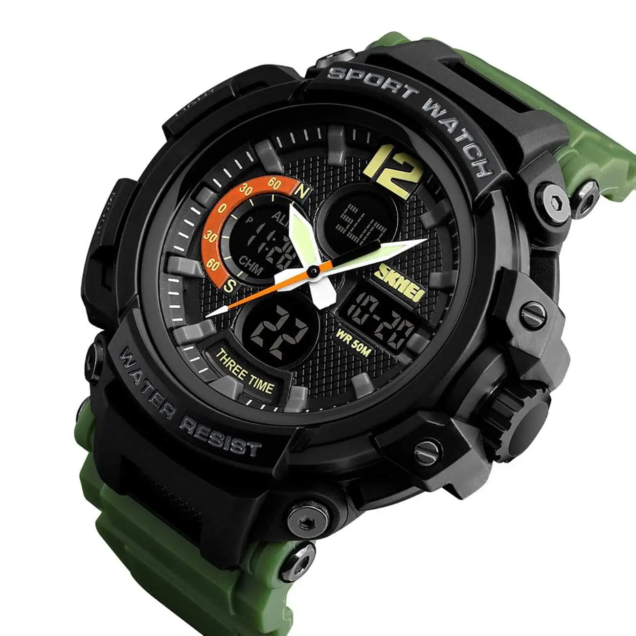 Skmei 1343 Original Analog Digital Waterproof sport watch for men