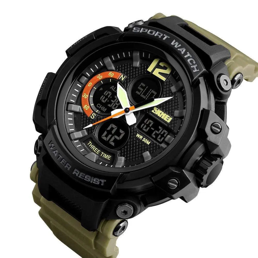 Skmei 1343 Original Analog Digital Waterproof sport watch for men