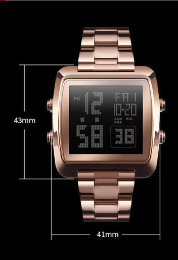 Skmei 1369 Digital Steel watch Big Dial for Men Original