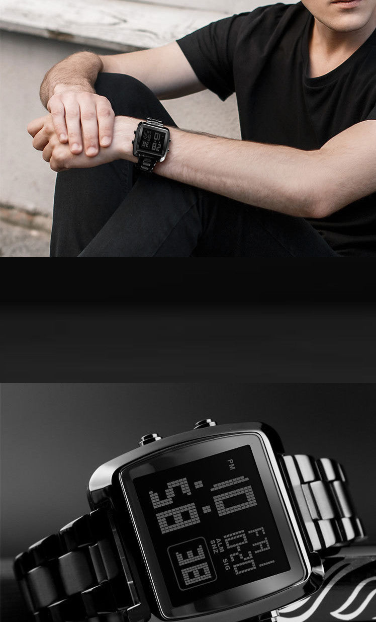 Skmei 1369 Digital Steel watch Big Dial for Men Original