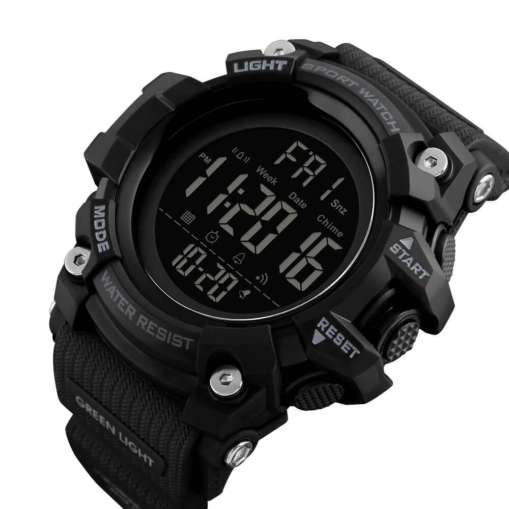 Skmei 1384 Original Digital Waterproof Sports Watch For Men Black