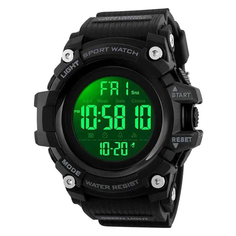 Skmei 1384 Original Digital Waterproof Sports Watch For Men Black
